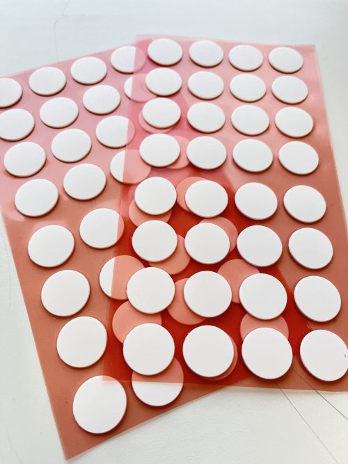 White Smooth 100 - PAINTABLE 18mm Screw Covers